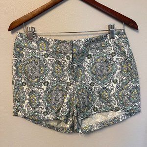 NWT J.Crew Factory Blue Paisley Shorts